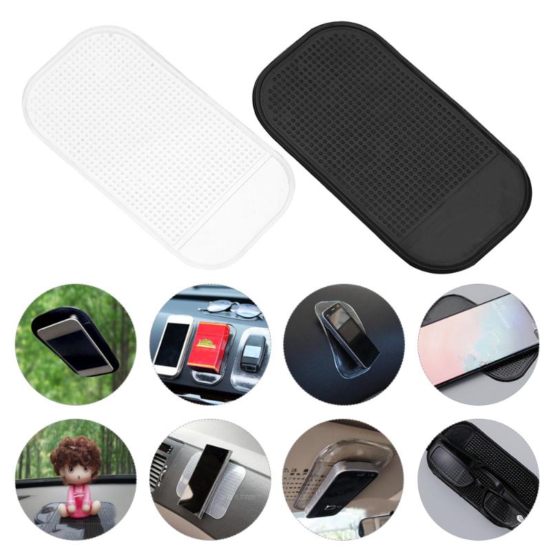 Mata Antypoślizgowa na Deskę Rozdzielczą Samochodu Uchwyt Antypoślizgowy Telefon Okulary Przeciwsłoneczne Perfumy Auto Antypoślizgowa Podkładka Żelowa do Uchwytu GPS