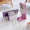 Luxury Shockproof Phone Case with Cute Rabbit Makeup Swivel Stand Crystal Lanyard For Honor X7d X7c X7b X7a X7 Back Cover