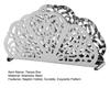 Stainless Steel Napkin Holder, with Hollow Pattern Modern Style Design, Waterproof Moisture-Proof Napkin Dispenser for Home Kitchen