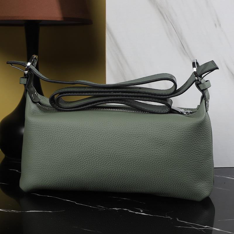 Top Layer Cowhide Underarm Bag Shoulder Bag Commuter All Fashion Genuine Leather Crossbody Bag General Purpose Tote Bag for Women