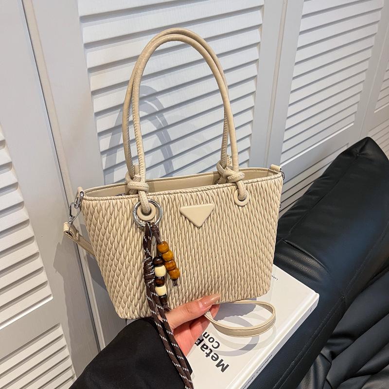 

Women s Argyle Retro Bucket Handbag - 2025 Autumn/Winter Korean Style Trend, Shoulder & Crossbody