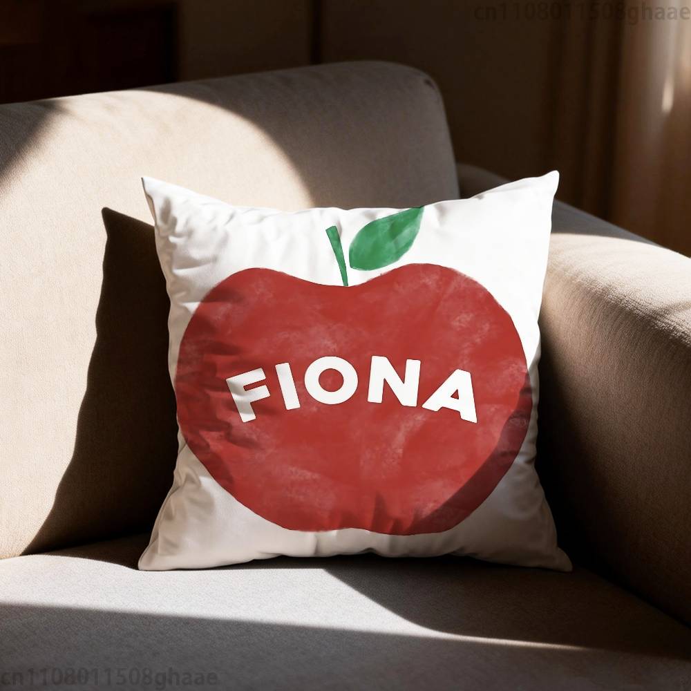 Fiona Apple Pillow Case Antidustmite Pillowcase Invisible Zipper Silky Short Plush Sofa Cushion Cover