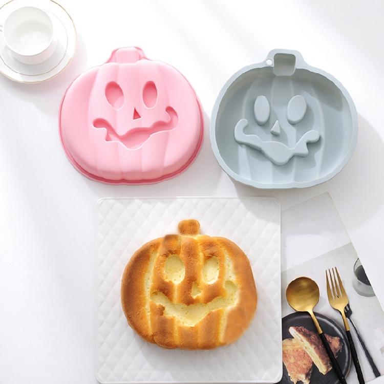 3D Halloween Pumpkin Resin Silicone Fondant Mold DIY Cake Pastry Baking Mold