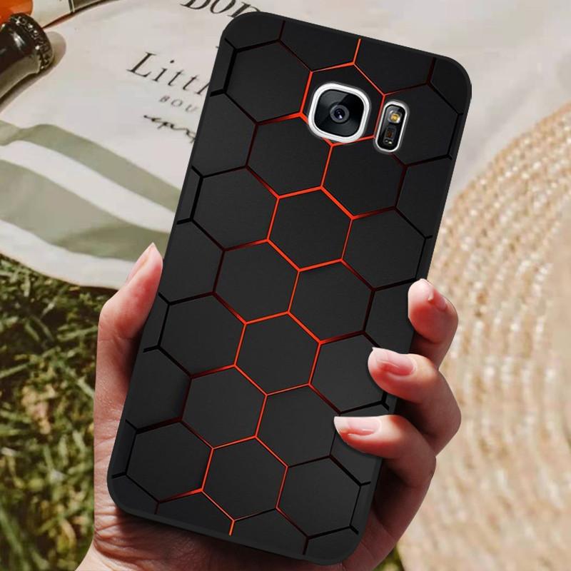 For Samsung Galaxy S7 Edge Silicone Case Cute Pattern Soft TPU Phone Cover For Samsung Galaxy S6 S7 S 7 Edge Back Cover Bumper