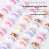 Cute Candy Bear 3D Nail Art Decorations (20 Pieces) - Translucent Resin Flat Bottom