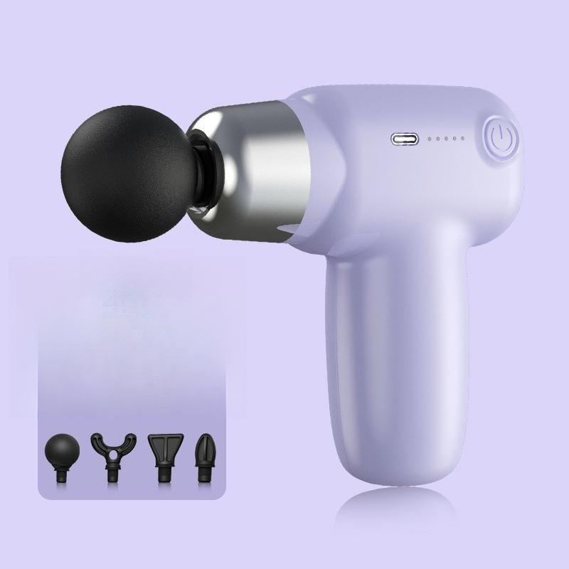 MINI Muscle Relaxation USB Mini Massage Gun Fascia Device Vibrating Gun Fitness Equipment Silent Design