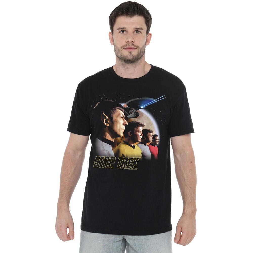 Star Trek Original Forward To Adventure T-Shirt S-2XL, Black M