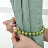 1X Magnetic Curtain Tiebacks Pearl Curtain Buckle Beaded Sparkle Hold Back Decor