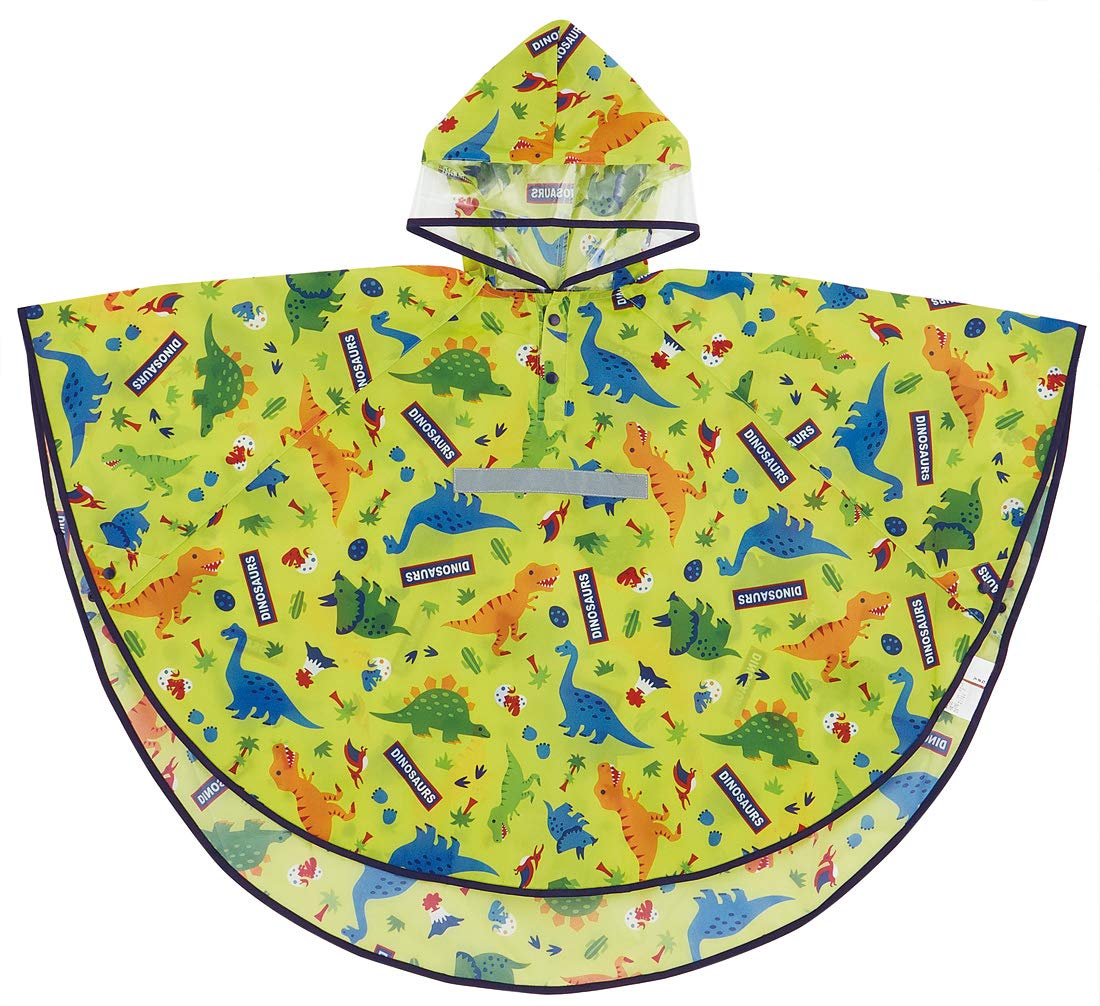 

Skater Дождевой плащ для детей RAPO1, подходит для роста 110-125 см, дождевик, динозавр, для мальчиков,