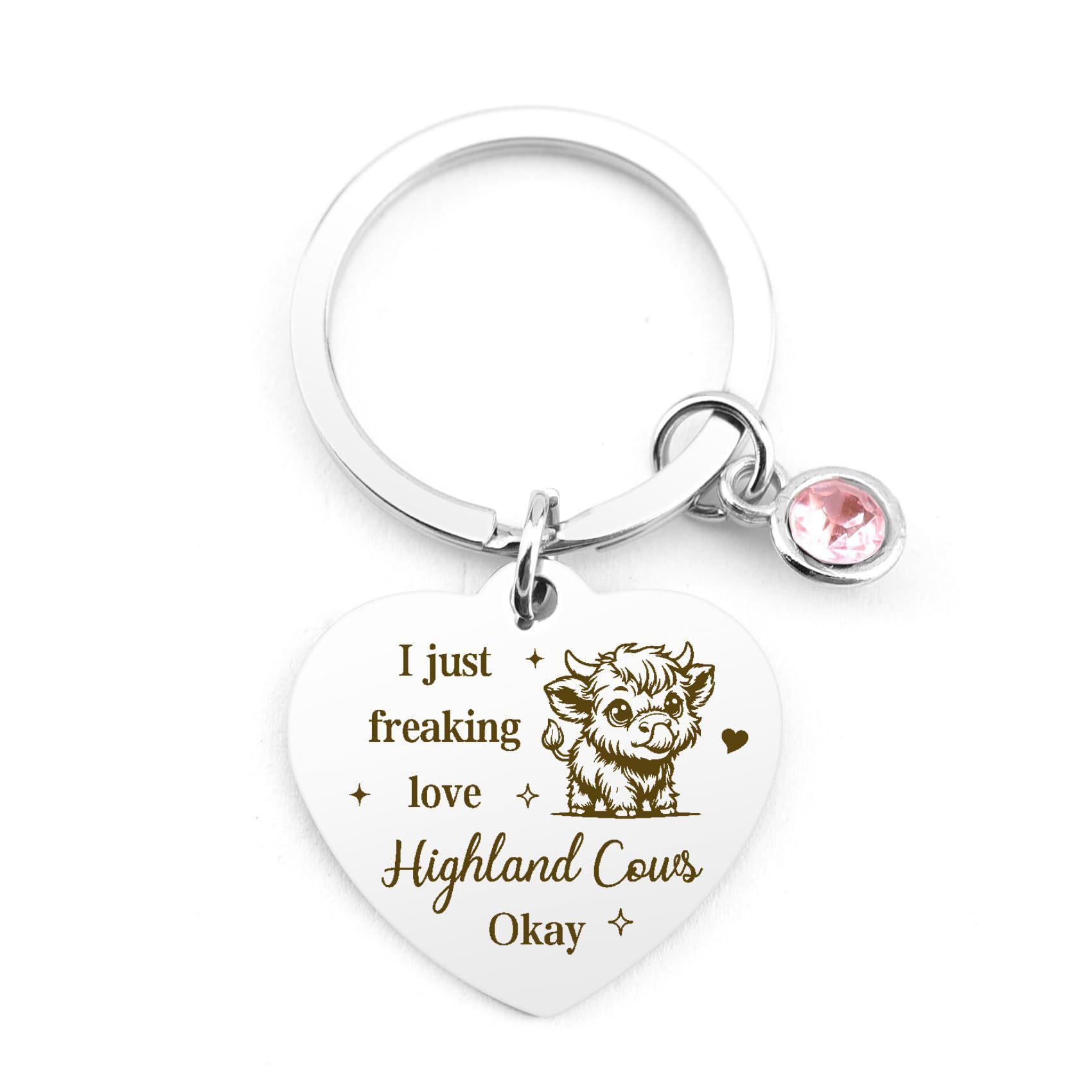

Animal Keychain Lover Gift For Girls And Teenagers Car Key Stainless Steel Birthday Gift Stainless Steel Keychain for Backpack Bag Pendant 3*3CM
