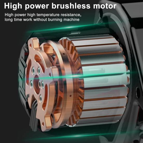 6 Inch Mini Chainsaw Cordless with 2 Battery Mini Electric Chain Saw with Security Lock Handheld Small Chainsaw