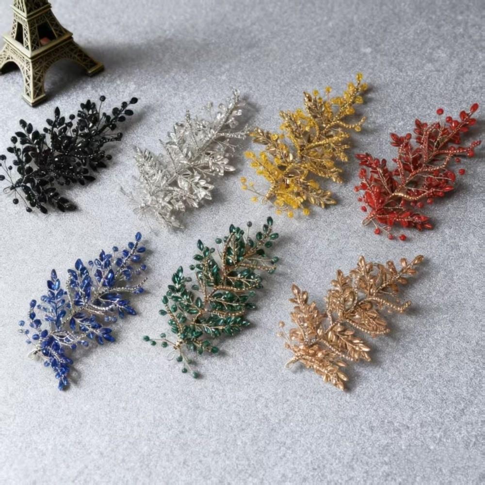 Leaf Design Bridal Hairpiece Zinc Zinc Alloy Base Formal Hair Accessories New Wedding Tiaras Party