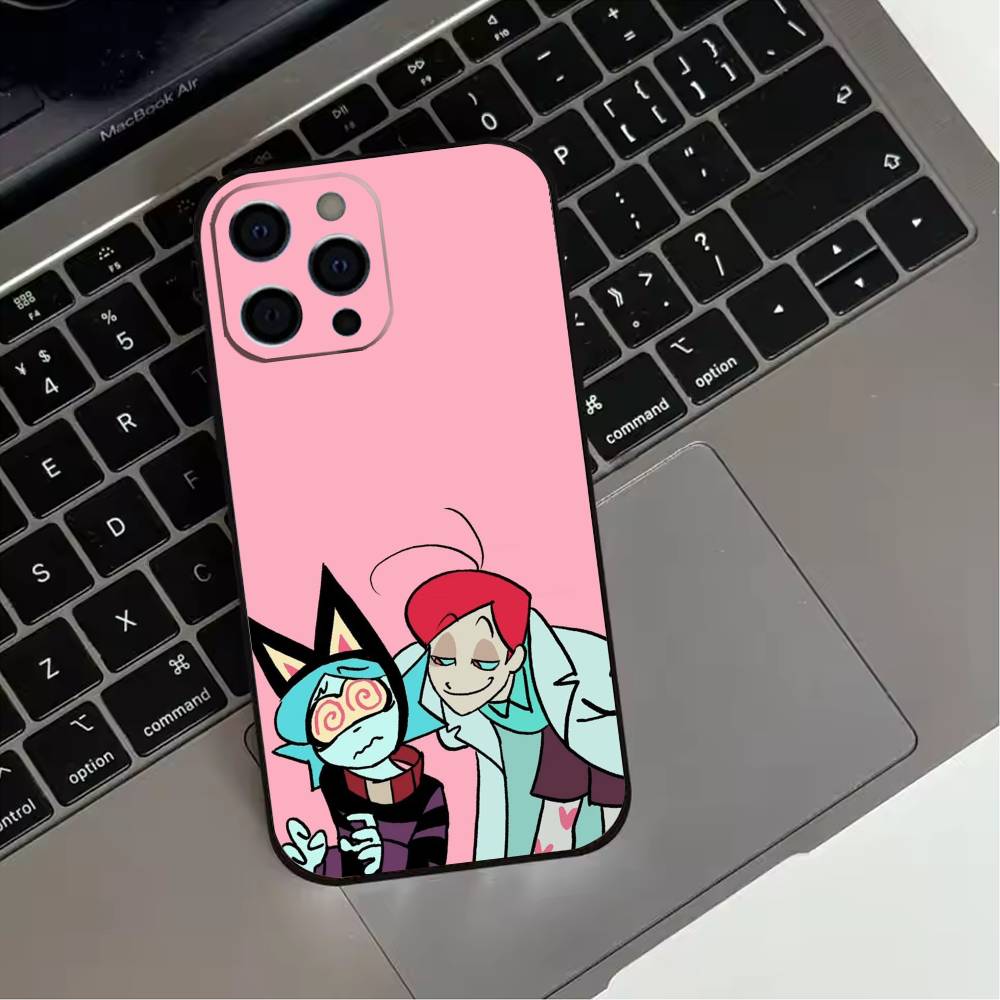 Anime P-Psychocuties Phone Case For iPhone 17,16,15,14,13,12,11 Plus,Pro Max,XS,Soft Silicone Black Cover iPhone13PRO
