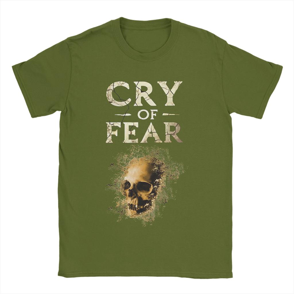 Simon Henriksson Cry of Fear  Print T Shirt for Unisex Women  Pure Cotton  Tee Shirt Clothing