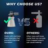 The Rag Company Ultra H2O Foam Cannon Professional High Pressure Car Wash Foam Lance with Adjustable Detent Dial and Stainless Steel Internal Core