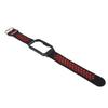 20mm Silicone Watchband Soft Breathable Stylish Comfortable Lightweight for OPPO FREE Smart Watch Black Red + Black