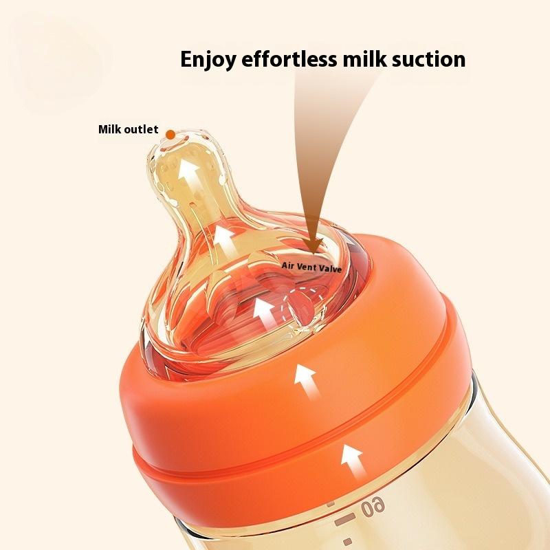 Newborn Baby Drop-resistant Newborn Baby Bottle, Wide-mouth Baby Anti-flatulence Bottle, Mini Drinking Water Learning Cup