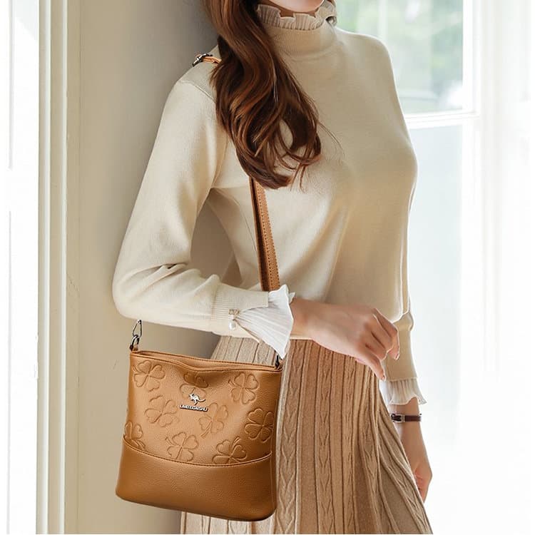 Vintage Ladies Crossbody Backpack Shoulder Bag