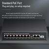 Standard Smart PoE Switch with Gigabit Transmission, 100 Megabit Routing, Wireless AP, Surveillance Camera Connectivity