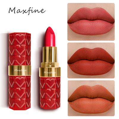 Set di rossetti MAXFINE a 18 colori Matte Matte Tazza antiaderente Rossetto che non sbiadisce