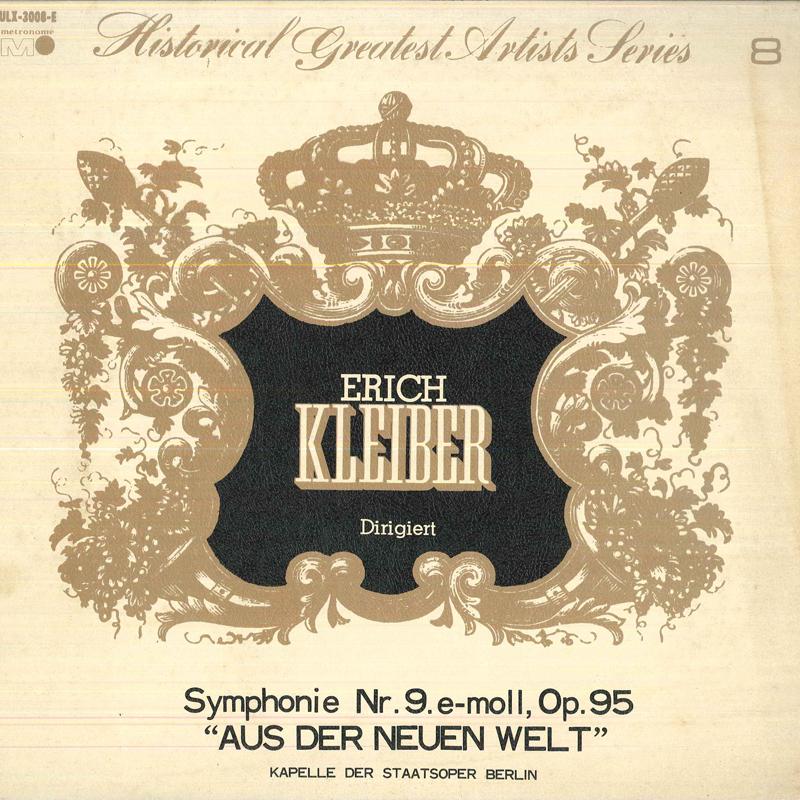 

LP Record ERICH KLEIBER(DIR.)/KAPELLE DER STA - Dvorak/Symphonie Nr.9 Op.95(aus Der ULX3008E TEICHIKU Japan Classical Used