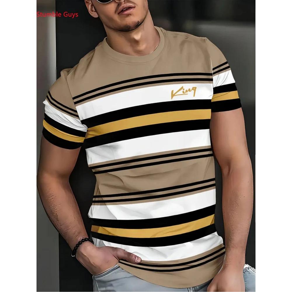 Men s T-shirt Fashion Casual Short Sleeve 2XS