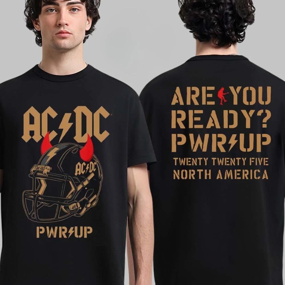 2026 Nový výprodej Vzácné ACDC Edinburgh PWR Up Tour ve Skotsku Na stadionu Murrayfield 21. srpna 2026 Akce Turné Tričko