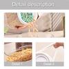 Space Saving Designs Sealed Grains Bin for Freshness Portable for Home Use and Office Supplies Pantrys Organization