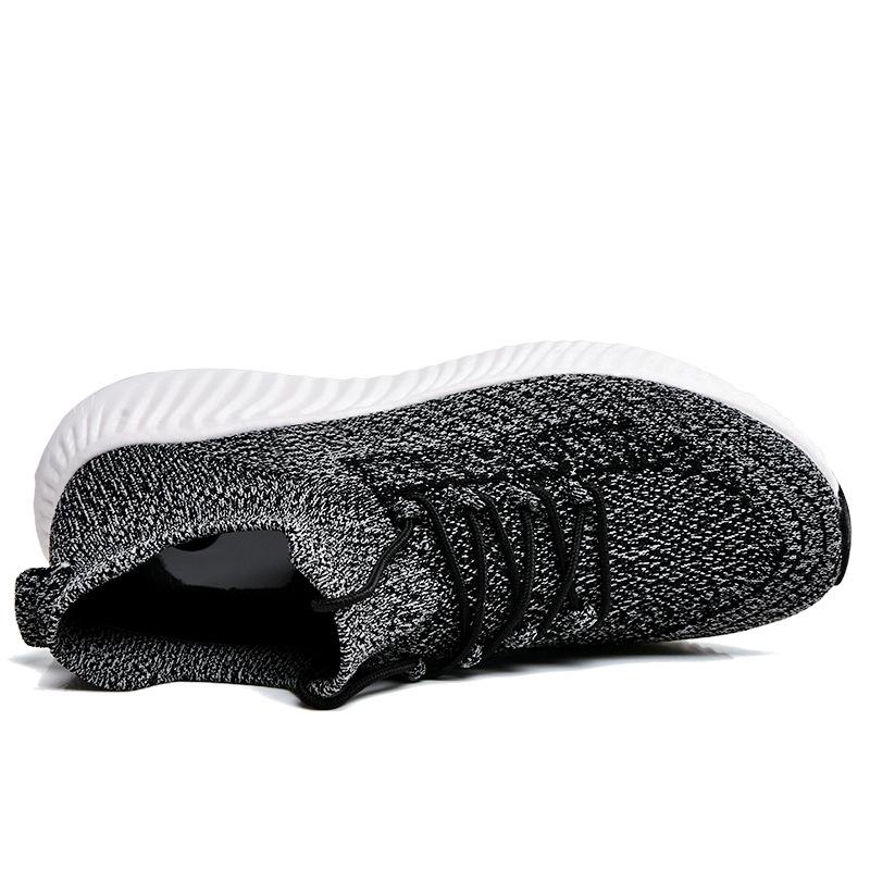 Trendy and fashionable men's and women's fly-woven socks shoes comfortable soft-soled cushioning coconut shoes versatile walking shoes