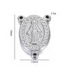 5pcs/lot Fashion Catholic Christian Virgin Mary Stainless Steel Jesus Charm For Jewelry Connectors Making Religious Accessories