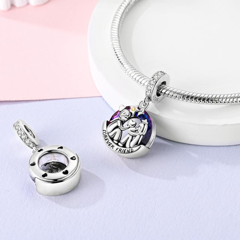 Romantischer Kreuzfahrtschiff Charm Perlen Charms Perlen Charms Kupfer Blaue Farbe Boots Anhänger Kompatibel mit Authentischen Pandora Armbändern DIY Schmuckhersteller