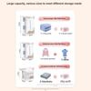 Cube Compression No-Pump Vacuum Bags Space Saving Storage Compression Bag  Travel Packing