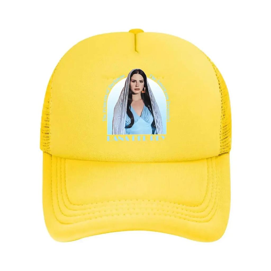 Lana Del Rey Music - Inspired, Pop Artist Tribute Design Mesh Baseball Cap
