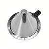 Stainless Steel Coffee Filter Silver Fine Mesh Reusable Coffee Filter No Filter Paper Required Drip Type Mesh Coffee Filter