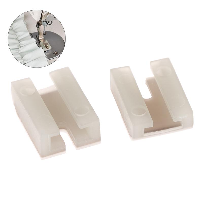 Computer Flat Car Wrinkled Folded Presser Foot Plastic Base Plate Shirring Pleating Foot Industrial Sewing Machine Accessories