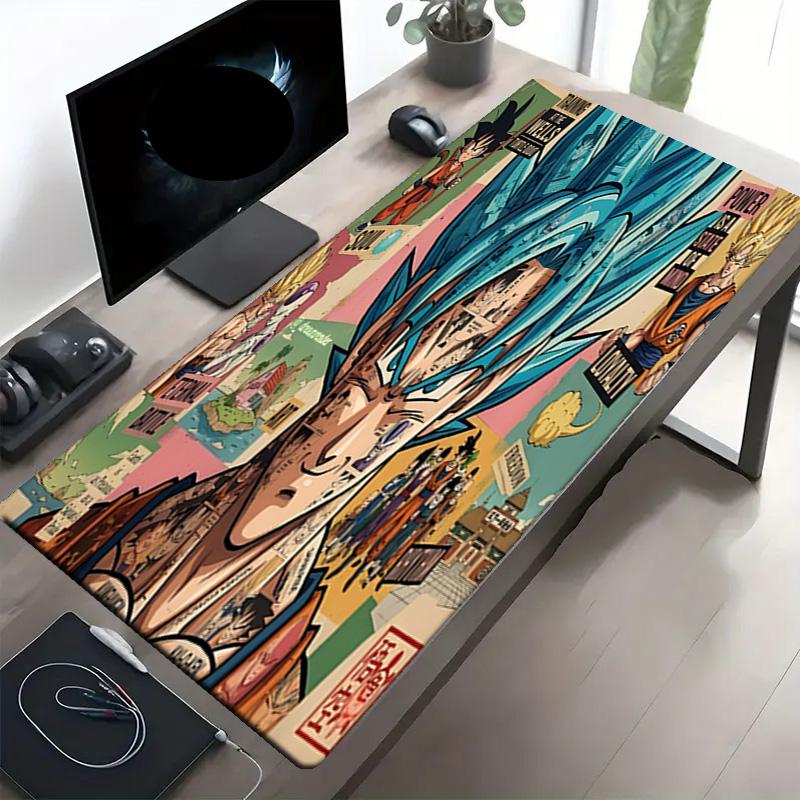 DRAGON BALL Print Muismat, Antislip Bureau Toetsenbord Mat, voor PC Laptop Gaming Werken Dagelijks Gebruik, Cool Festival Verrassingscadeau