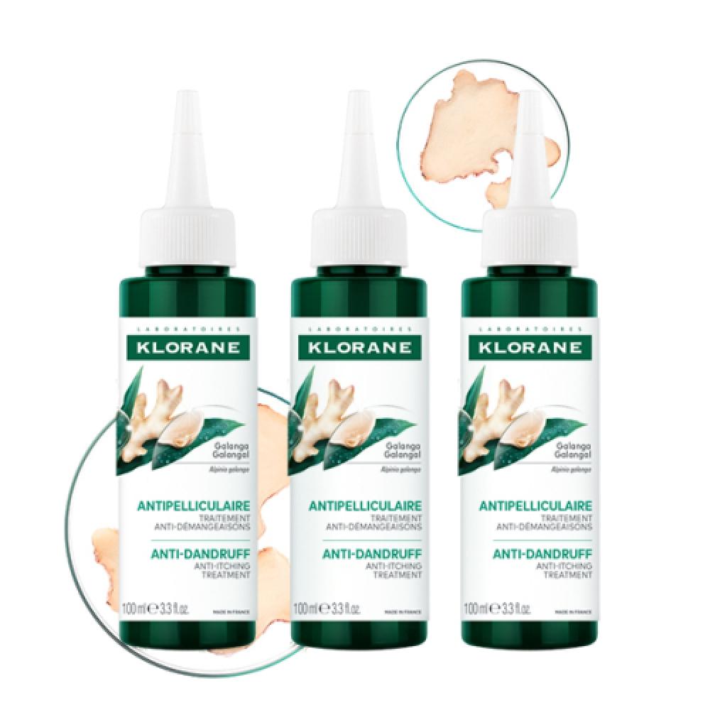 Klorane Anti Dandruff Ampoule 100ml 3pcs