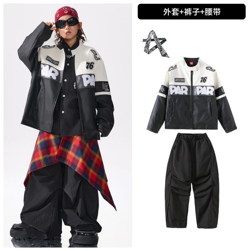 Kinder Street Dance Trendige Kleidung Jungen Hip-Hop Stil Hiphop Performance Kleidung Mädchen Fried Street Cooles Hübsches Anzug Kinder Schlagzeug