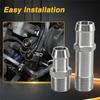 Heater Hose Fittings For Chevy 283 305 307 350 400 For Block Engine- 2 Pieces, 5/8 In Intake, 3/4 In Water Pump