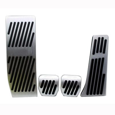 1 zestaw Aluminiowy Stop Akceleratora Gazu Hamulca Podnóżek Pedały Bez Wiercenia Dla BMW Serii E90/ 1 3 5 AT/ X5 X6 MT Z logo