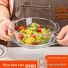 Heat-Resistant Glass Bowl with Lid for Microwave, Baking, and Instant Noodles