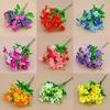 Silk Daisy Flower 28 Head Artificial Chrysanthemum For Garden Landscaping And Interior Decor