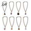 Halloween Themed Pet Accessories Chain Collar Metal Cat Collar with Witch Ghost Strong Necklace Pendant Festive Pumpkin Skull Charm for Cats