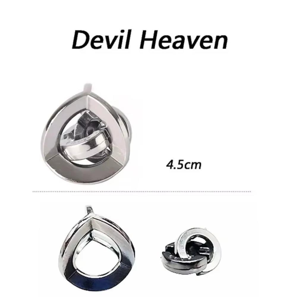 Unraveling Puzzle Toys No1-36 Alloy Ball Classic IQ Metal Brain Teaser Magic Puzzles Game Toys for Children Adults Funny Gifts