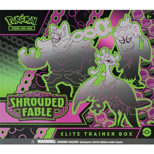 Pok?mon TCG: Scarlet & Violet?Shrouded Fable Elite Trainer Box (1 Full Art Promo Card, 9 Boosters & Premium Accessories)
