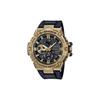 Serie G-Steel Quadrato Doppio Display Sportivo Impermeabile Antiurto Solare Quarzo Uomo Orologi Nero GST-B100GB-1A9PFT