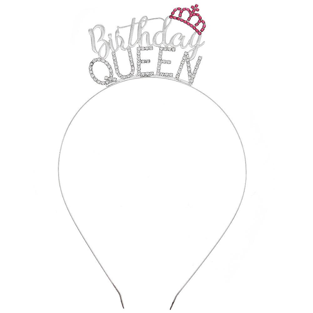 

Классический свадебный головной убор для невесты в стиле ins, модная повязка на голову с буквами и короной, праздничная повязка на голову со стразами