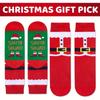 high quality1 Pair Men's Christmas Elf & Santa Leg Warmers - Red & Green Festive Matching Hat-Like Design, - Hand Washable - Funny Novelty Party