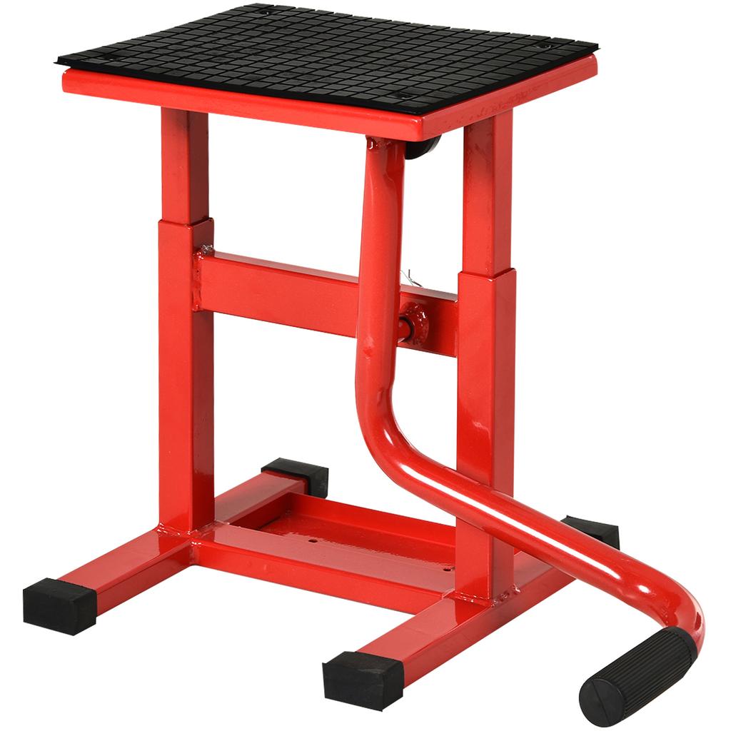 Steel Motorbike Jack Lift, 27.5 / 39.5 H Cm - Red