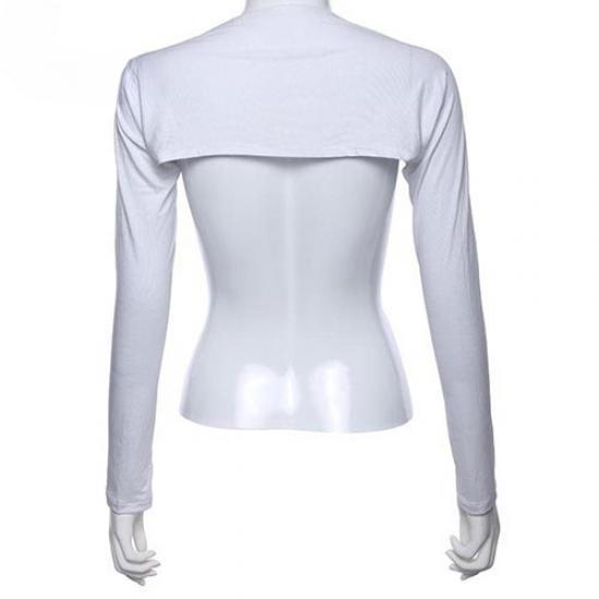 

Женский модальный хлопок хиджаб цельный наплечник рукава рука белый